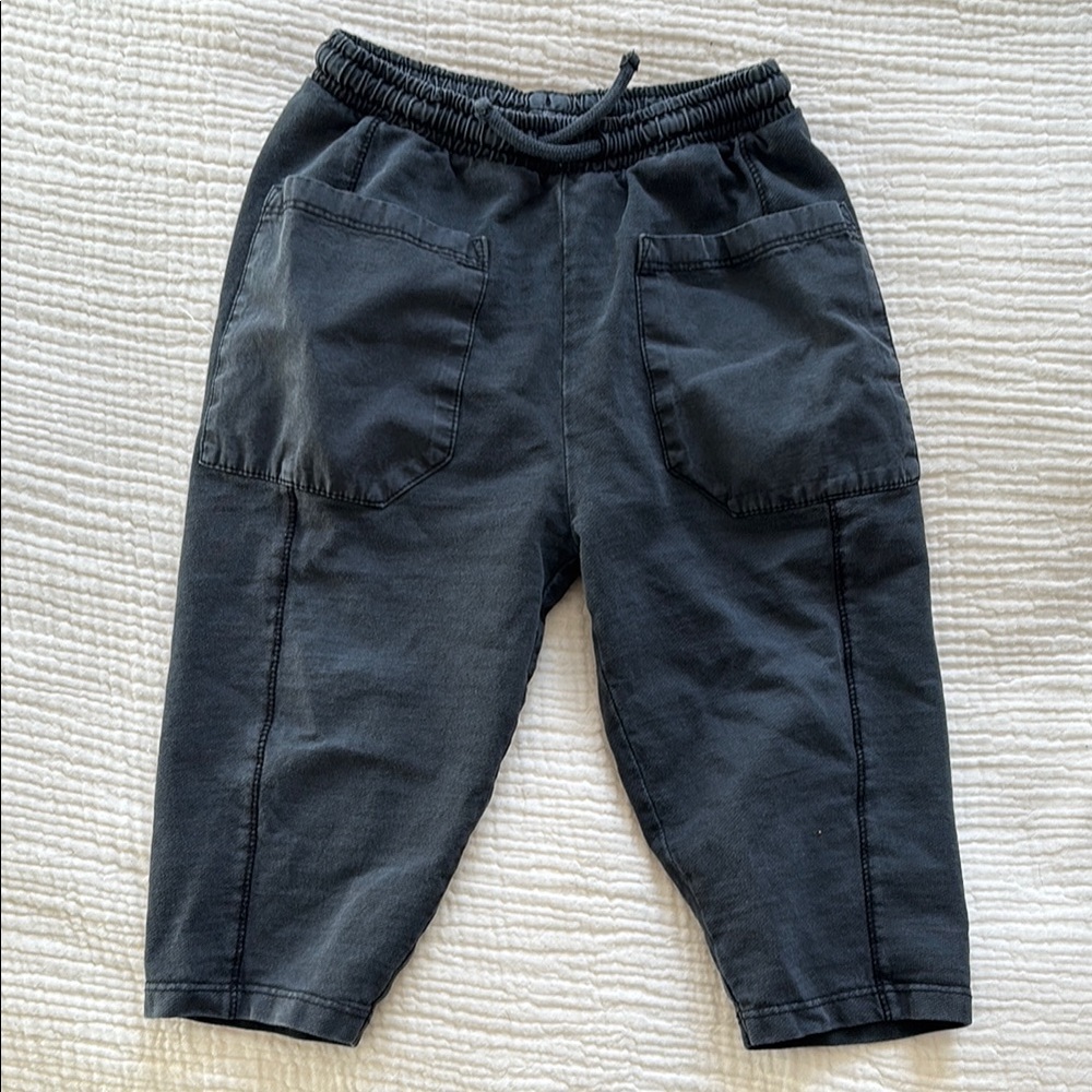 Kids Black Jogger Pants